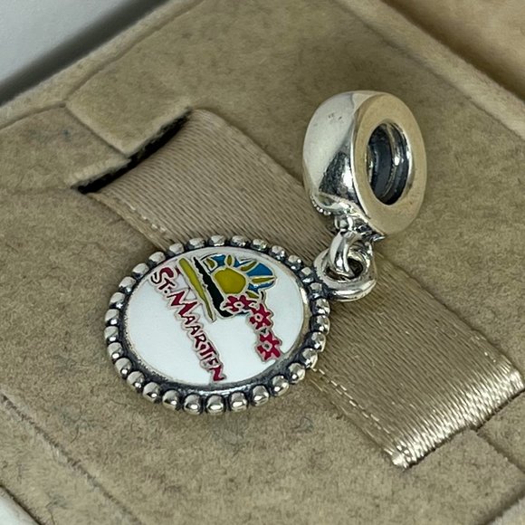 Pandora St Maarten Exclusive Dangle Charm Pendant - Picture 3 of 4